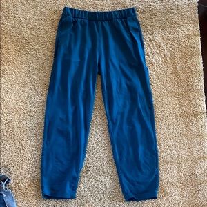 Outdoor Voices teal sweatpants